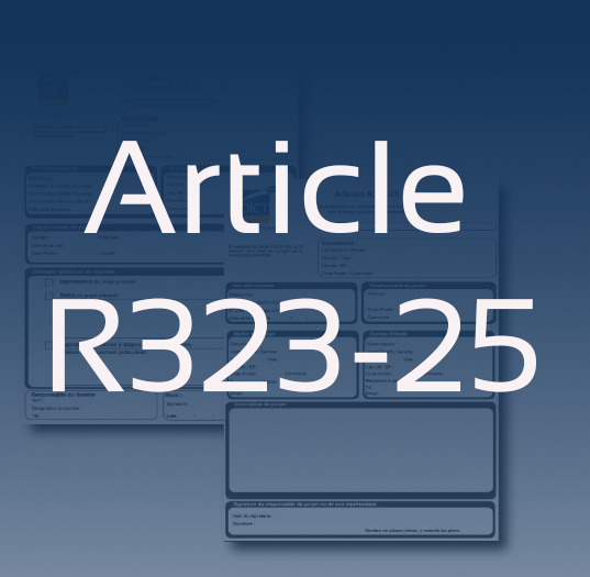Article R323-25